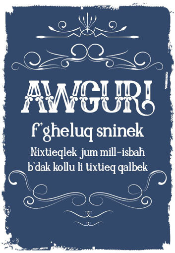 Picture of AWGURI FGHELUQ SNINEK KARTOLINA